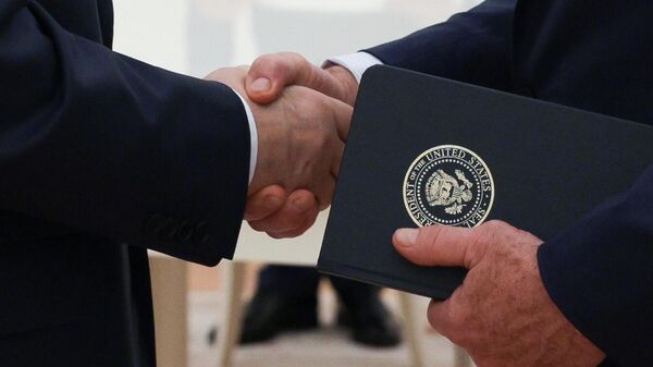 Meeting between Russian President Vladimir Putin and US Special Envoy for the Middle East Steve Witkoff - Sputnik International