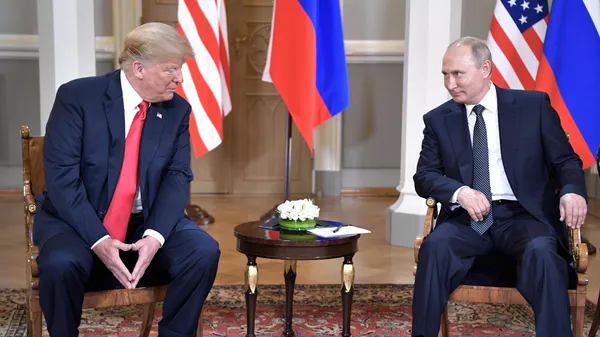 Meeting of Russian President Vladimir Putin and US President Donald Trump in Helsinki - Sputnik International