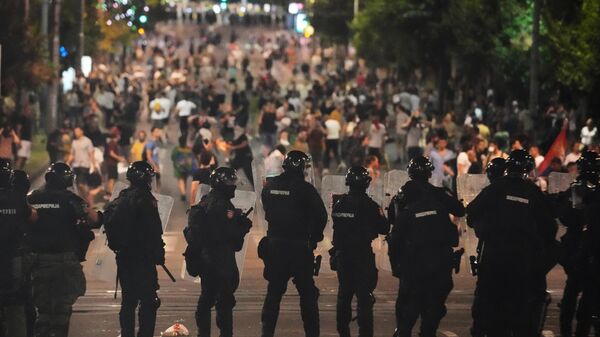 Serbia protests - Sputnik International