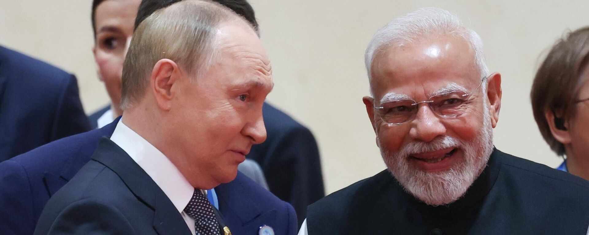 Russian President Vladimir Putin and Indian Prime Minister Narendra Modi Russian President Vladimir Putin and Indian Prime Minister Narendra Modi - Sputnik International, 1920, 01.09.2025