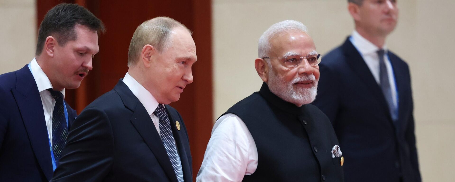 Prime Minister Narendra Modi with Russian President Vladimir Putin
 - Sputnik International, 1920, 01.09.2025