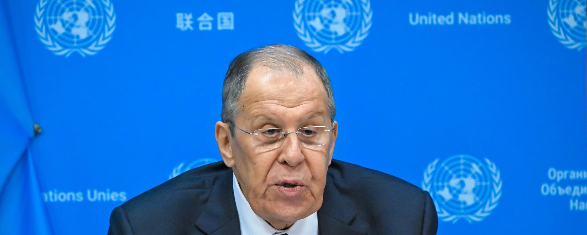  Russian Foreign Minister Sergey Lavrov speaks at the 2025 UN General Assembly. File photo - Sputnik International, 1920, 08.10.2025