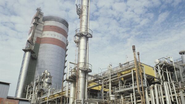 Production Association Azot (JSC Novomoskovsk Joint-Stock Company Azot (NAK AZOT)). Compressor station. - Sputnik International