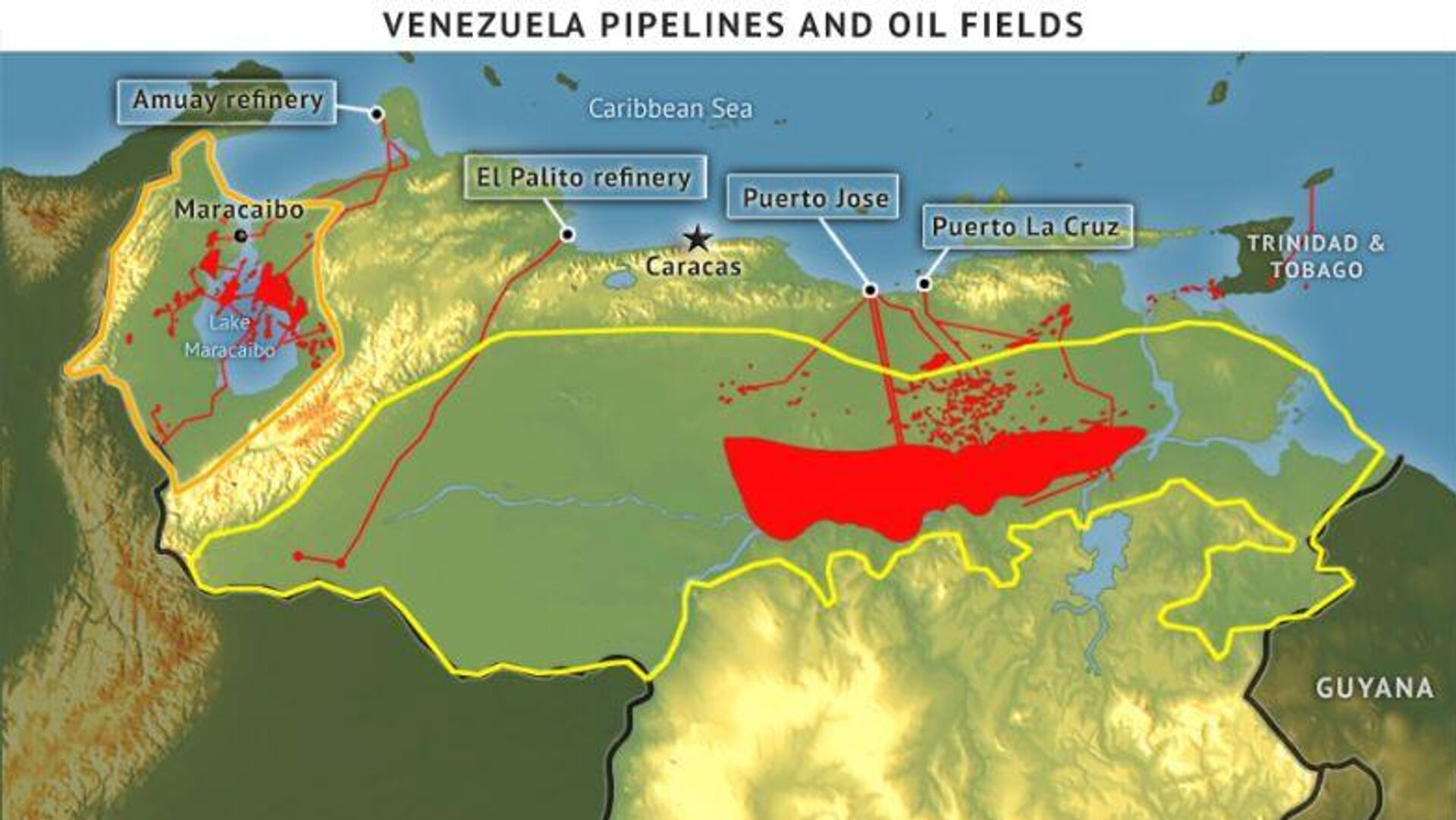 Startfor map of Venezuela's oil fields. Startfor map of Venezuela's oil fields. - Sputnik International, 1920, 27.10.2025