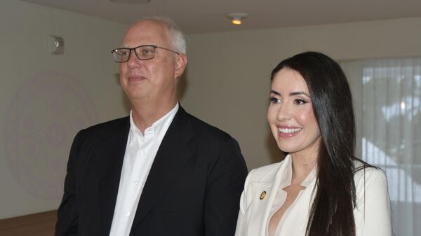 Kirill Dmitriev, Special Representative of the President of the Russian Federation for Economic Cooperation with Foreign Countries, and Anna Paulina Luna, a member of the US House of Representatives, during a meeting in Miami. - Sputnik International