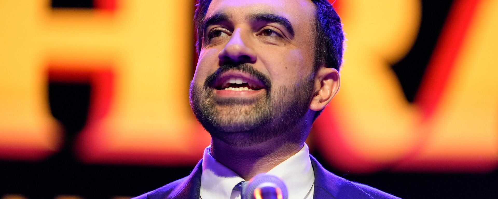 Zohran Mamdani speaks after winning the mayoral election, Tuesday, Nov. 4, 2025, in New York. (AP Photo/Yuki Iwamura) - Sputnik International, 1920, 05.11.2025