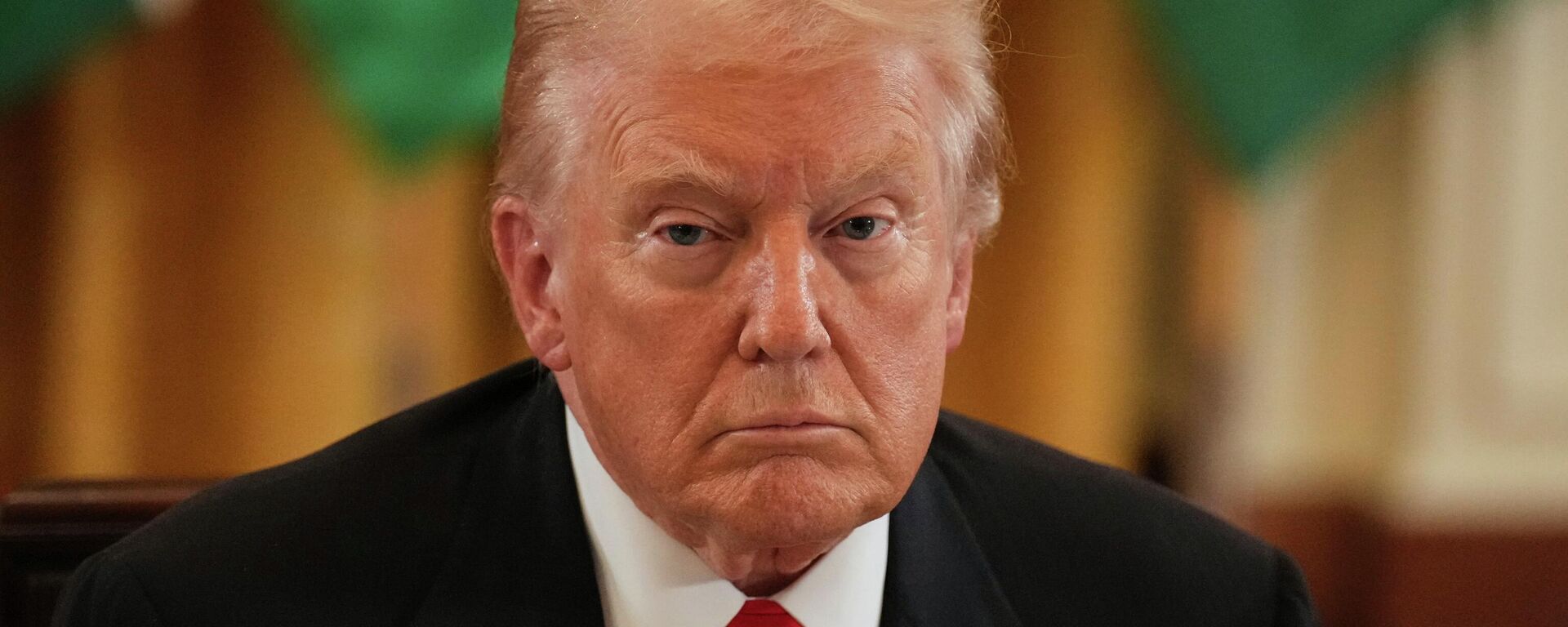 President Donald Trump attends a dinner with leaders from countries in Central Asia, Thursday, Nov. 6, 2025, in the East Room of the White House in Washington President Donald Trump attends a dinner with leaders from countries in Central Asia, Thursday, Nov. 6, 2025, in the East Room of the White House in Washington - Sputnik International, 1920, 13.11.2025