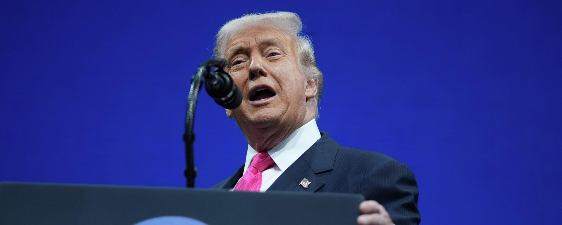President Donald Trump speaks during the Saudi Investment Forum at the Kennedy Center, Wednesday, Nov. 19, 2025, in Washington - Sputnik International, 1920, 20.11.2025
