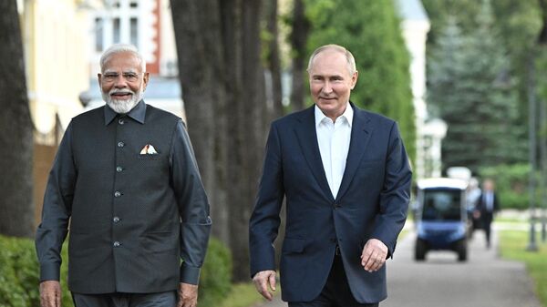 Meeting between President Vladimir Putin and Indian Prime Minister Narendra Modi - Sputnik International