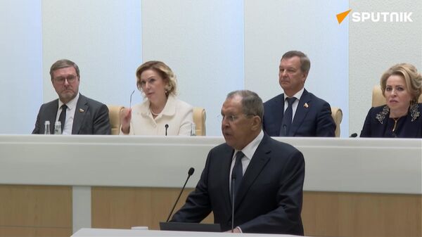 Lavrov: Sputnik, RT Banned by West to Hide Truth - Sputnik International