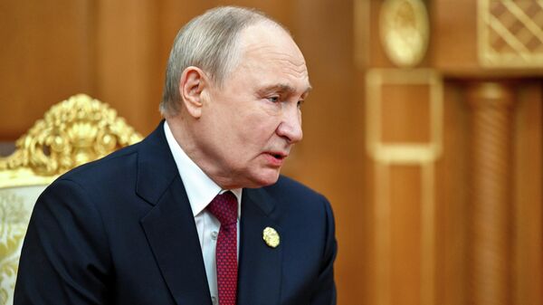 Russian President Vladimir Putin in Ashgabat - Sputnik International