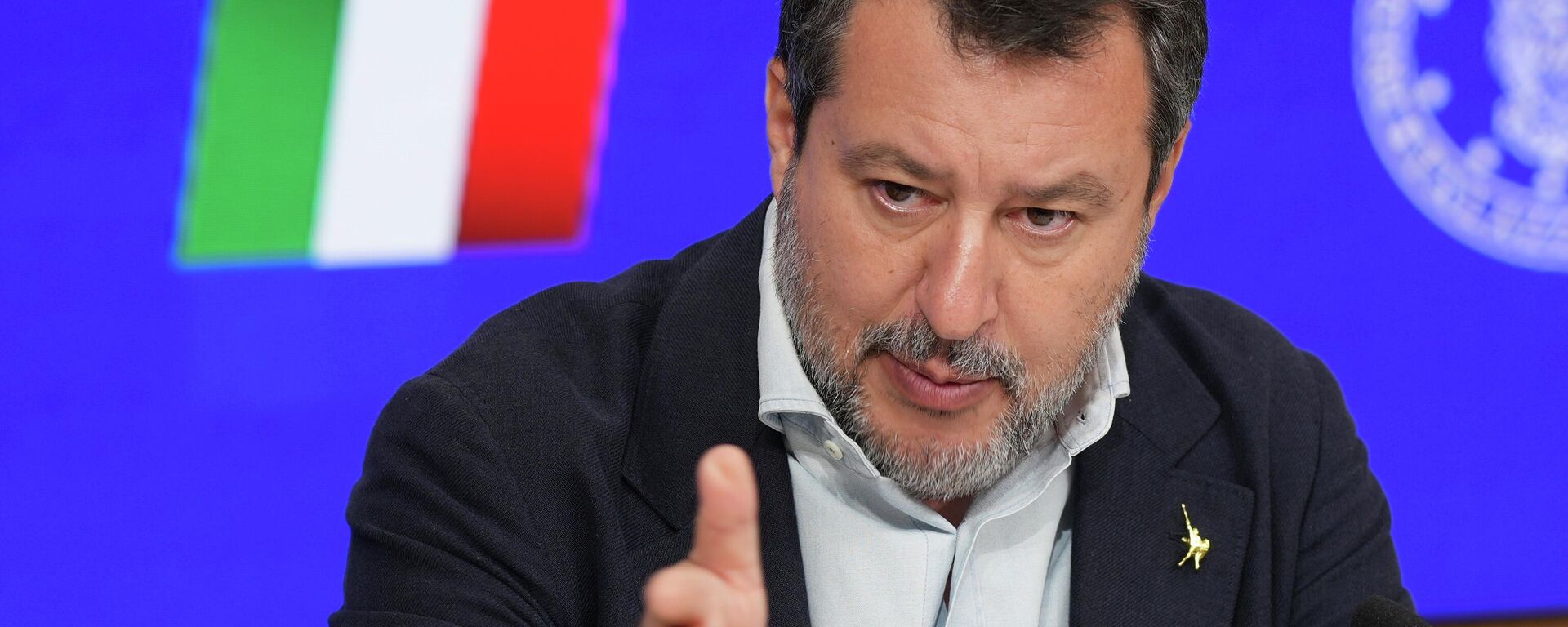 Italian Vice Premier and Minister of Transport Matteo Salvini. - Sputnik International, 1920, 16.12.2025