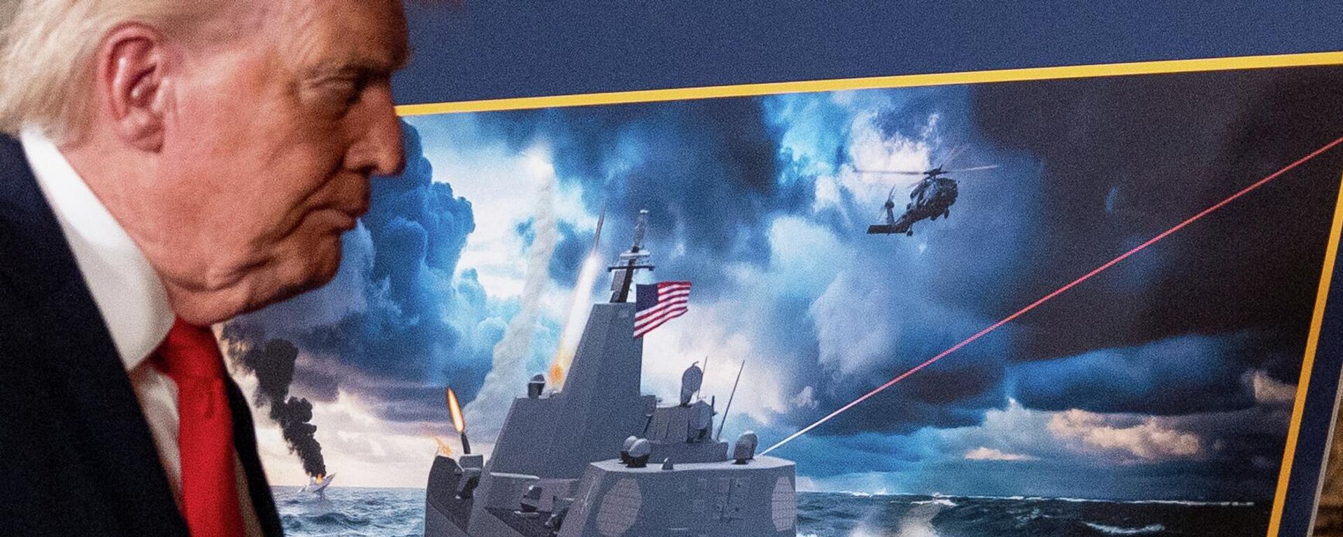 President Trump announces production of new class battleships - Sputnik International, 1920, 23.12.2025