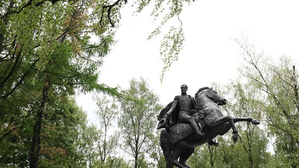 Unveiling of a monument to Latin American politician Simon Bolivar - Sputnik International