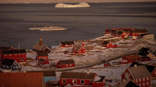 A large iceberg is photographed near the city of Ilulissat, Greenland, Wednesday Feb.19, 2025. A large iceberg is photographed near the city of Ilulissat, Greenland, Wednesday Feb.19, 2025. - Sputnik International