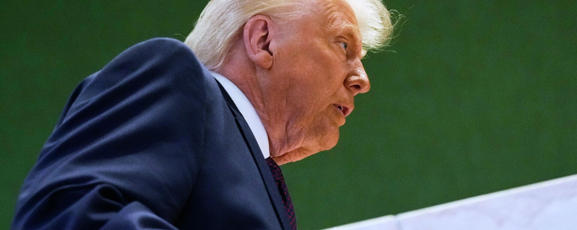 US President Donald Trump leaves after a signing ceremony of his Board of Peace initiative at the Annual Meeting of the World Economic Forum in Davos, Switzerland. - Sputnik International, 1920, 22.01.2026