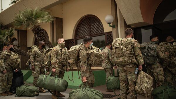 US soldiers prepare to take part in the African Lion military exercise in Agadir, southern Morocco, Wednesday, June 9, 2021 - Sputnik International