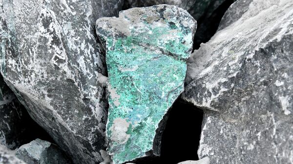 A sample of copper ore  - Sputnik International