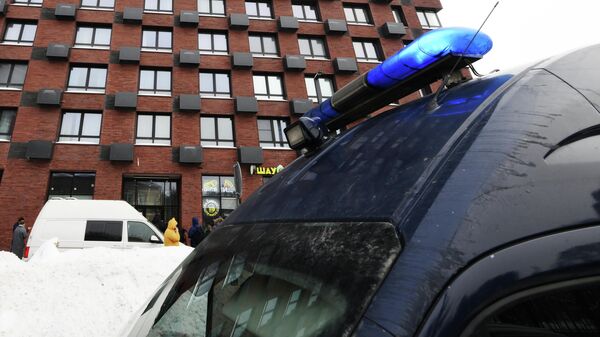 A vehicle belonging to the Investigative Committee of the Russian Federation at the home where the attempted murder of Russian Defense Ministry General Vladimir Alexeyev took place. - Sputnik International