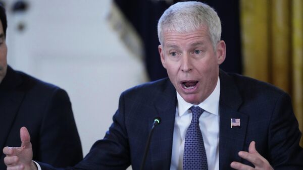 United States Secretary of Energy Chris Wright speaks during a meeting with President Donald Trump and other oil executives in the East Room of the White House, Friday, Jan. 9, 2026, in Washington - Sputnik International
