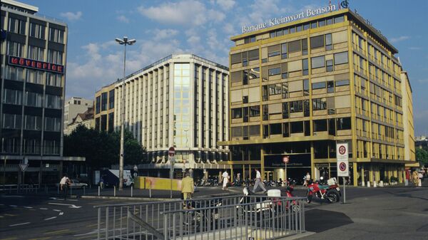 One of the streets of Geneva, Switzerland - Sputnik International