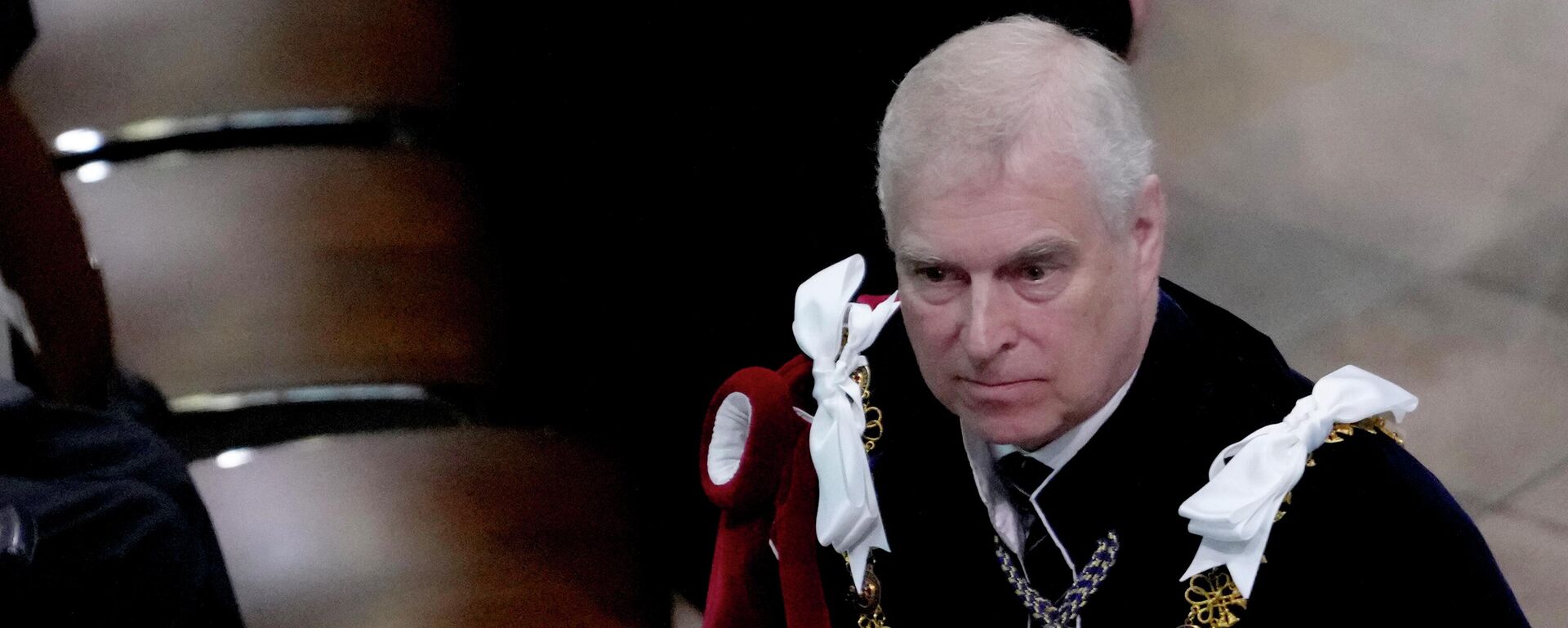 Britain's Prince Andrew during the coronation ceremony of Britain's King Charles III at Westminster Abbey in London Saturday, May 6, 2023.  - Sputnik International, 1920, 23.02.2026