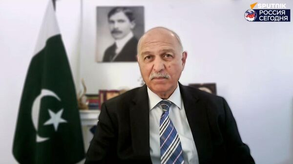 Pakistani Senator Mushahid Hussain Syed at Moscow-Islamabad media forum hosted by Sputnik - Sputnik International