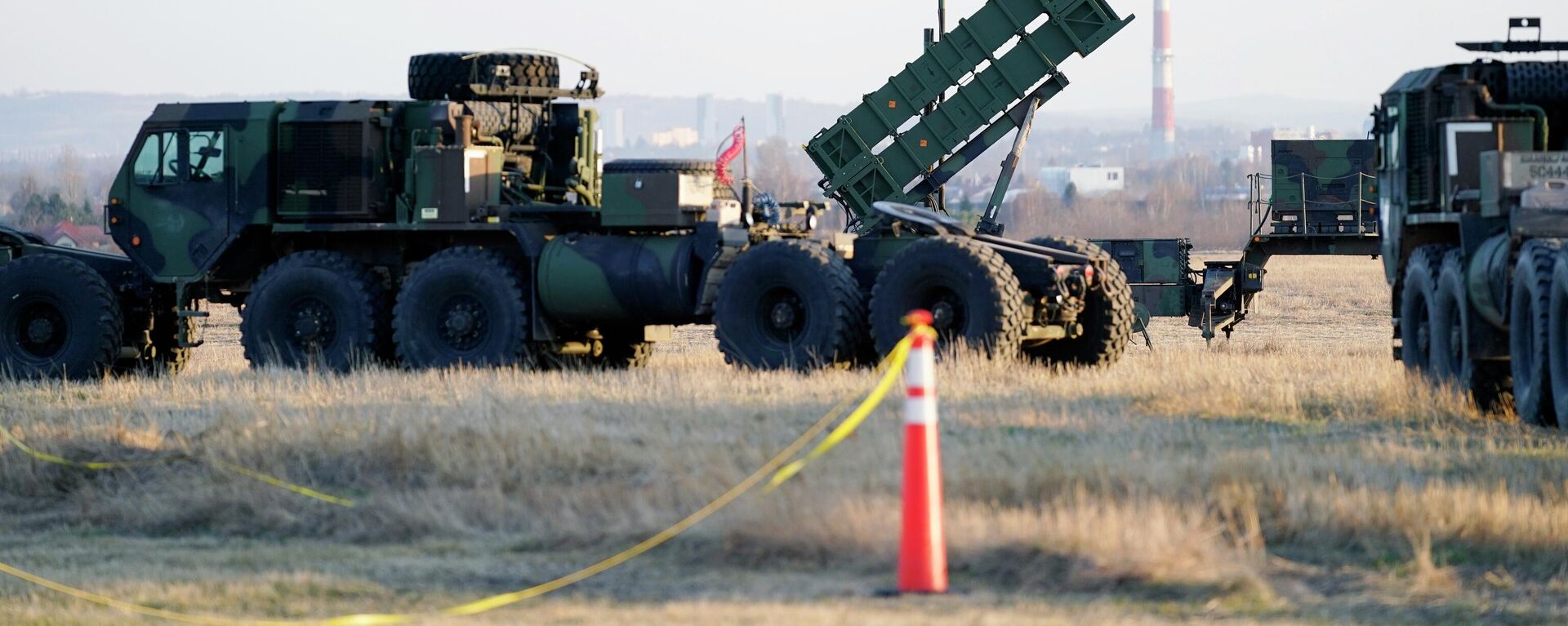 Patriot missles are seen at the Rzeszow-Jasionka Airport, March 25, 2022, in Jasionka, Poland, as then-US President Joe Biden arrives to board Air Force One enroute to Warsaw, Poland. - Sputnik International, 1920, 09.03.2026