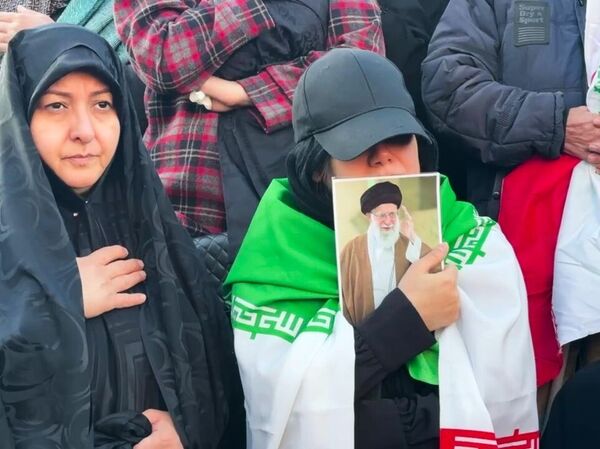 A memorial rally for Iran’s late Supreme Leader, Ayatollah Ali Khamenei. - Sputnik International