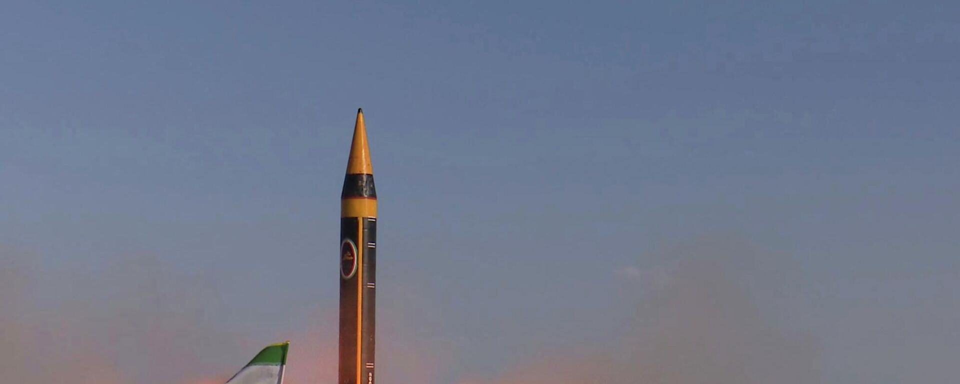 In this photo released by the Iranian Defense Ministry on May 25, 2023, Khorramshahr-4 missile is launched at an undisclosed location, Iran (Iranian Defense Ministry via AP) - Sputnik International, 1920, 21.03.2026