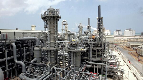 This April 4, 2009, file photo, shows a gas production facility at Ras Laffan, Qatar - Sputnik International