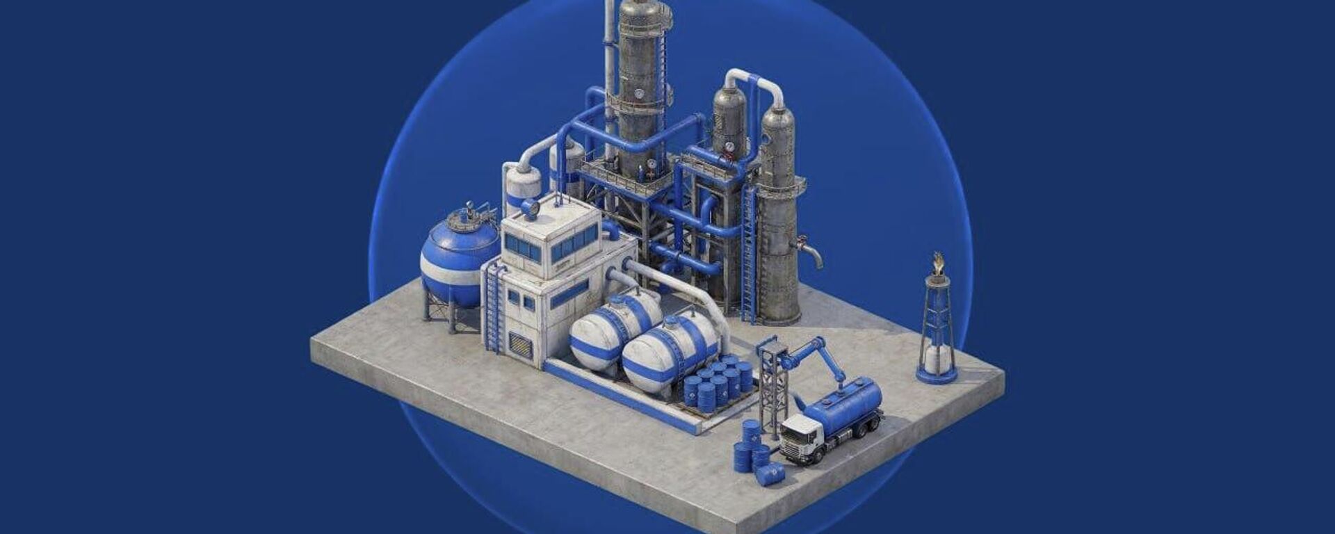 Oil and Gas Processing Facilities in Gulf Countries - Sputnik International, 1920, 24.03.2026