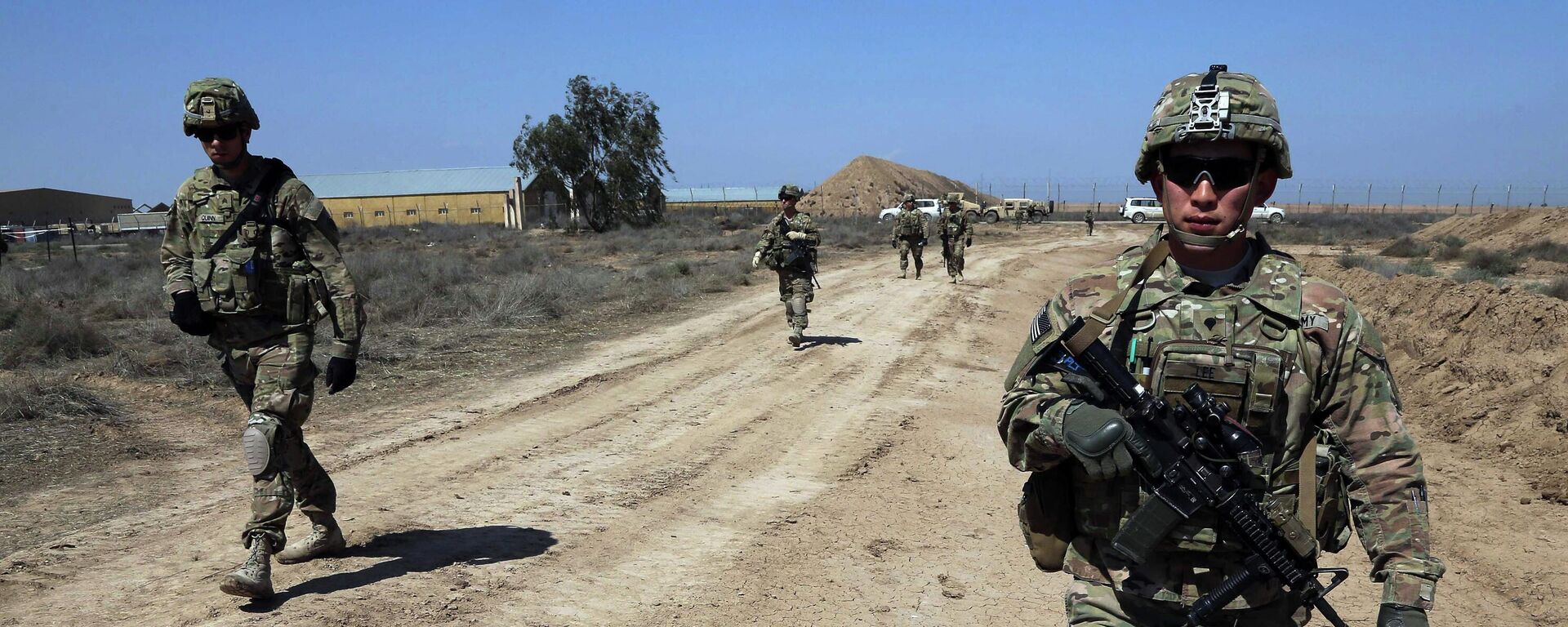 US soldiers participate in a military exercise to help train Iraqi security forces in Taji, north of Baghdad, Iraq, Saturday, March 21, 2015 - Sputnik International, 1920, 30.03.2026