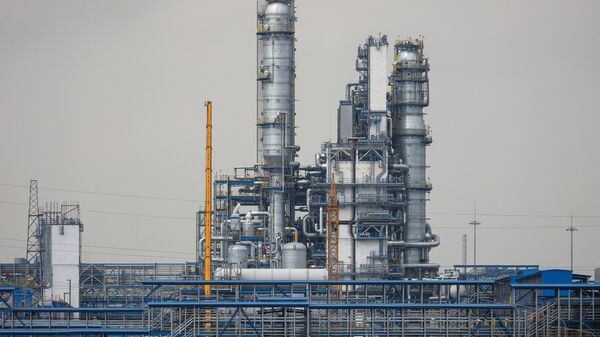 Gazprom's Amur Gas Processing Plant, that extracts methane-associated gases from natural gas, as well as helium. - Sputnik International
