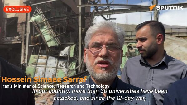 Hossein Simaee Sarraf Iran’s Minister of Science, Research and Technology - Sputnik International