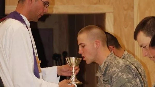 US Army Christian service in Basra, Iraq, file photo. - Sputnik International