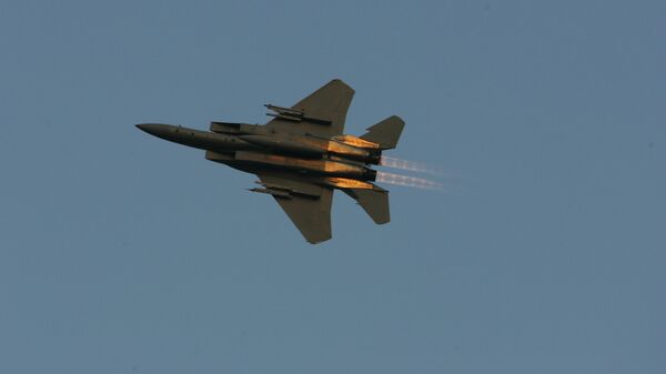 A US F-15 fighter jet. File photo - Sputnik International