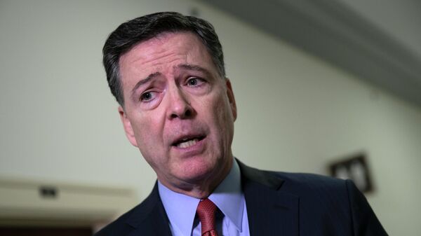 Former FBI Director James Comey speaks to reporters on Capitol Hill Washington, Monday, Dec. 17, 2018, after a second closed-door interview with two Republican-led committees investigating what they say was bias at the Justice Department before the 2016 presidential election - Sputnik International