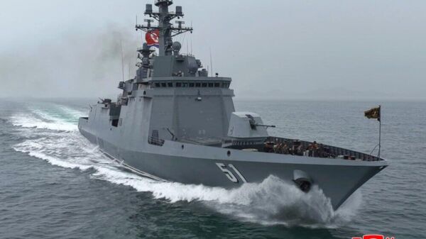 North Korea tests new Choe Hyon destroyer - Sputnik International