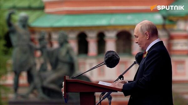 FULL VIDEO: Putin's speech at Victory Day parade - Sputnik International