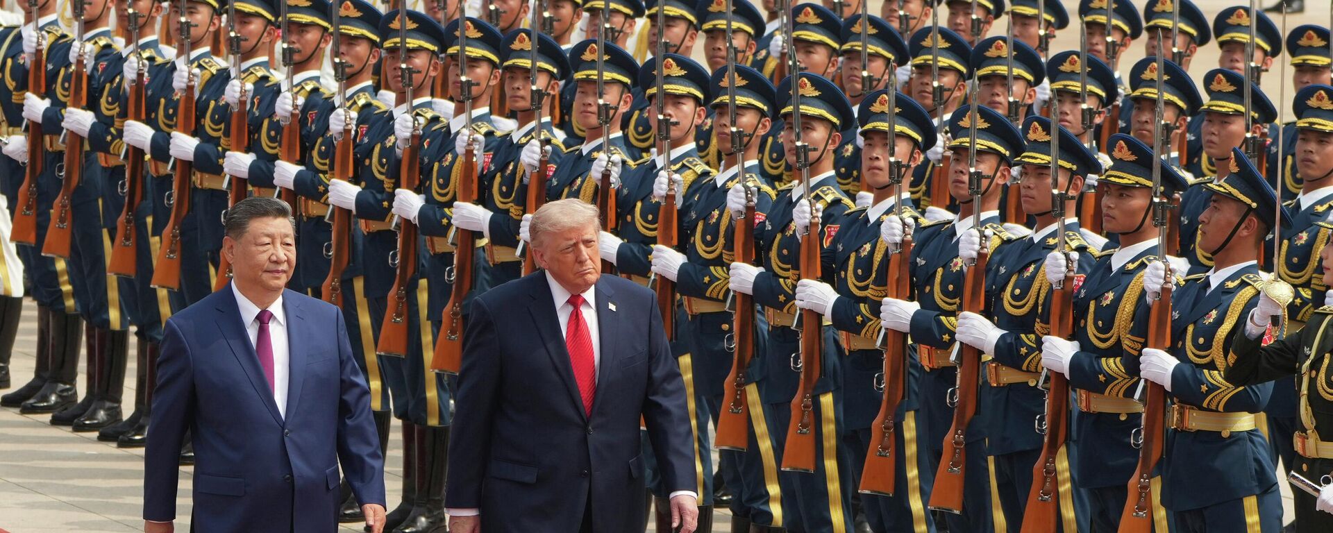 President Donald Trump meets China's President Xi Jinping - Sputnik International, 1920, 14.05.2026