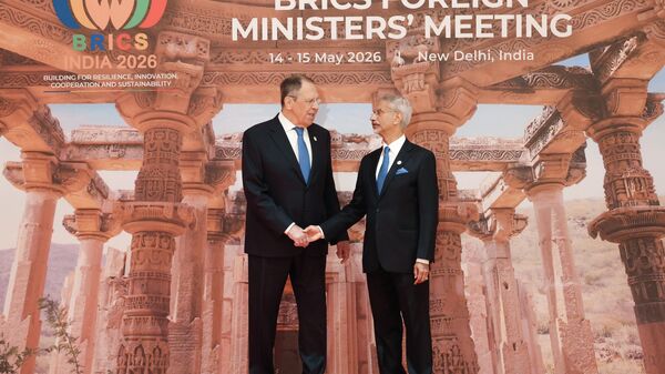 Russian Foreign Minister Sergey Lavrov and Indian Foreign Minister Subrahmanyam Jaishankar - Sputnik International