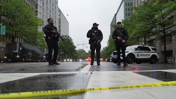 Police block streets around the White House, Saturday, May 23, 2026, in Washington - Sputnik International