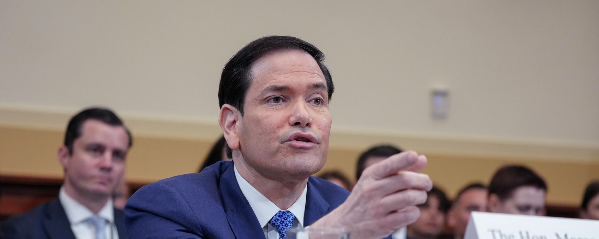 Secretary of State Marco Rubio speaks during a House Committee on Foreign Affairs hearing, Wednesday, June 3, 2026, on Capitol Hill, in Washington. - Sputnik International, 1920, 03.06.2026