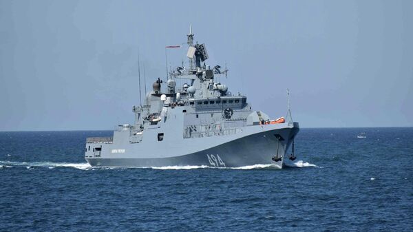 Russia's Project 11356 NG frigate  - Sputnik International