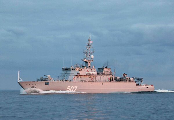    Russia's Project 12701 Alexandrite-E mine countermeasure ship - Sputnik International
