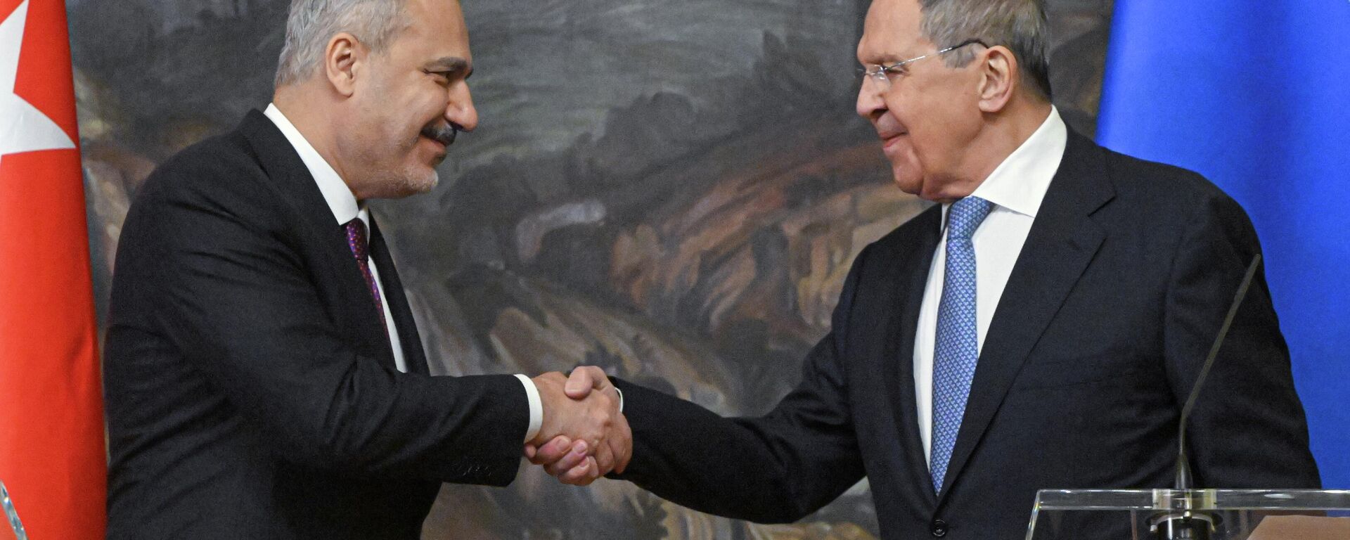 Turkish Foreign Minister Hakan Fidan and Russian Foreign Minister Sergey Lavrov - Sputnik International, 1920, 16.06.2026