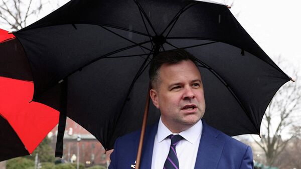 FILE PHOTO: U.S. Federal Housing Finance Agency Director Bill Pulte speaks to reporters at the White House in Washington, D.C., U.S., January 9, 2026.  REUTERS/Kevin Lamarque/File Photo - Sputnik International