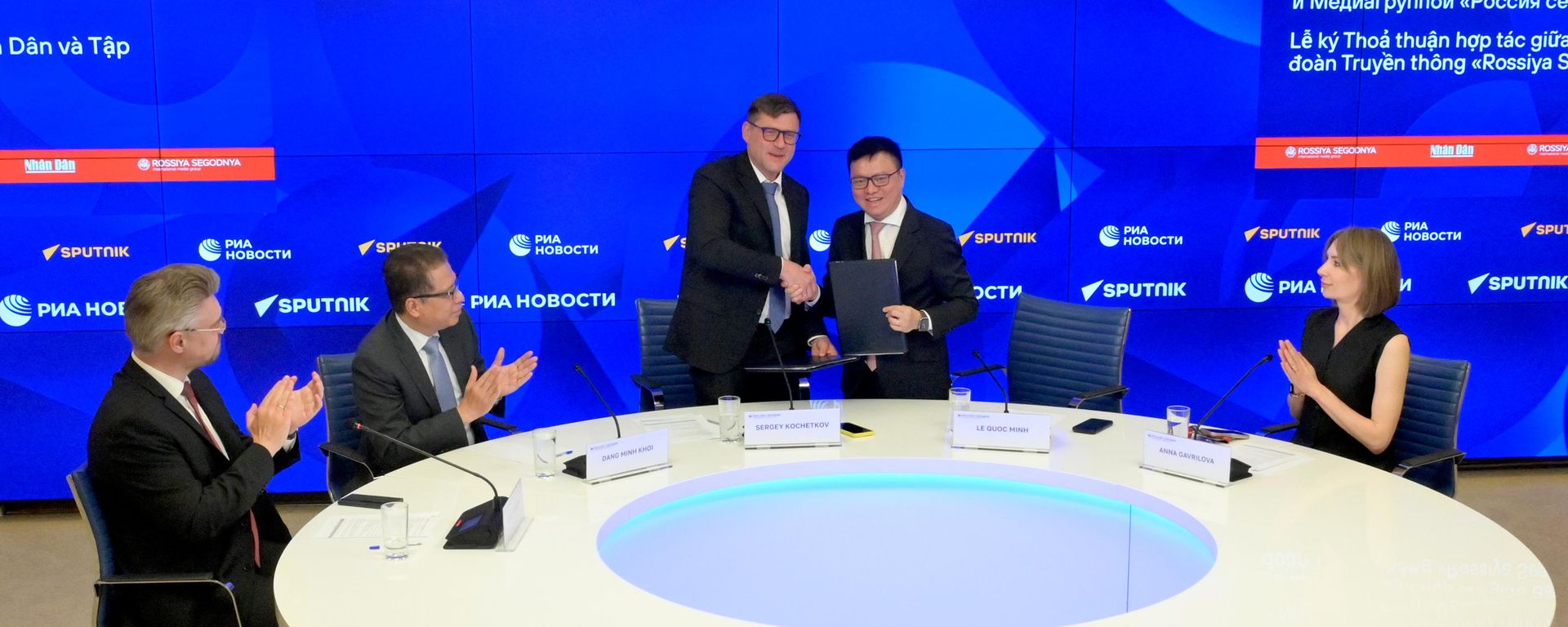 Rossiya Segodnya Signs Partnership Deal with Vietnamese Newspaper - Sputnik International, 1920, 30.06.2026