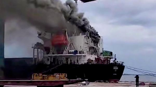 The aftermath of strikes on Ukrainian ports and vessels supporting the Ukrainian Armed Forces - Sputnik International